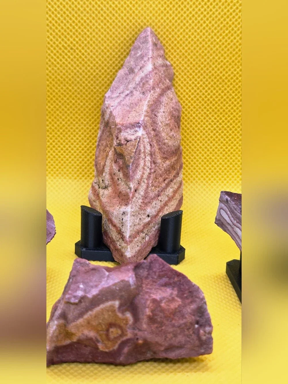 Utah Wonderstone 4 Piece Set Beautiful Raw Stones Lapidary Rock Vernon Utah